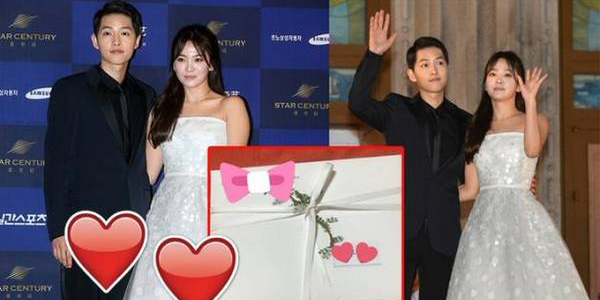 宋仲基宋慧乔喜帖内部文字 印在请帖上的