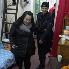 黄晓明初恋王晖照片 从小青梅竹马长大