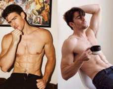 8块肌男模温柔亲额头、哄睡唐氏症妹妹　