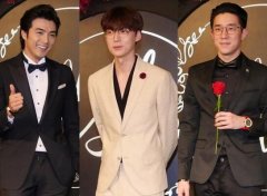 安宰贤好帅！象牙白西装＋金框眼镜萌翻