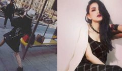 孕妈咪这样搭！昆凌网袜style美腿超苗条