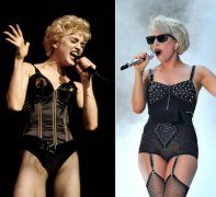 女神卡卡、凯莉向玛丹娜致敬