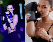 最夯超模脱皮草、露美胸性感挥拳　爽成