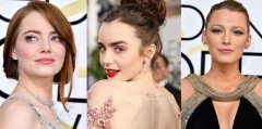 <b>金球奖红毯三美！艾玛史东、布蕾克妆容</b>
