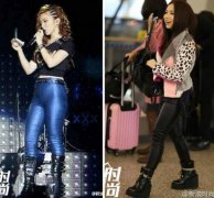 诧异！如何穿出130公分的五短身材？邓紫