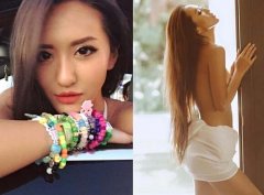 《黑涩会》蔷蔷裸身晒太阳　豪乳一手罩