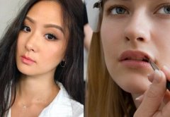 孙芸芸的秀场裸妆感　首支开架眼影蜜能