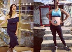 Janet怀孕爱趴趴走还胖10公斤　胸部比之前