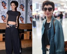 郭采洁撞型卢凯彤！超短发＋露细腰也能