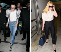 机场时尚战！超模贝拉没看头　艾儿靠神