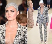 光头造型被批！搞怪超模卡拉炮轰酸民受