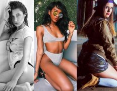 国外疯斑比跪纤腰细腿全露　照妖镜功能